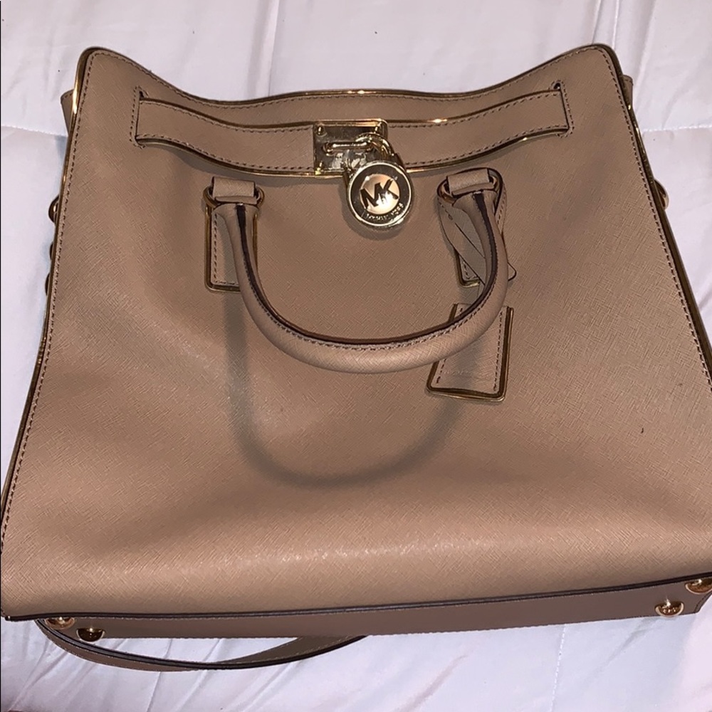 Tan brownish Michael Kors handbag